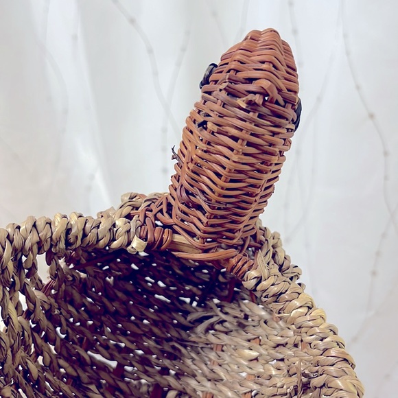 🦃Vintage decorative wicker display basket, thanksgiving holiday Turkey - Picture 10 of 10